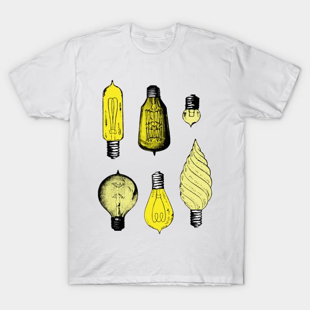 vintage light bulb T-Shirt by B0red